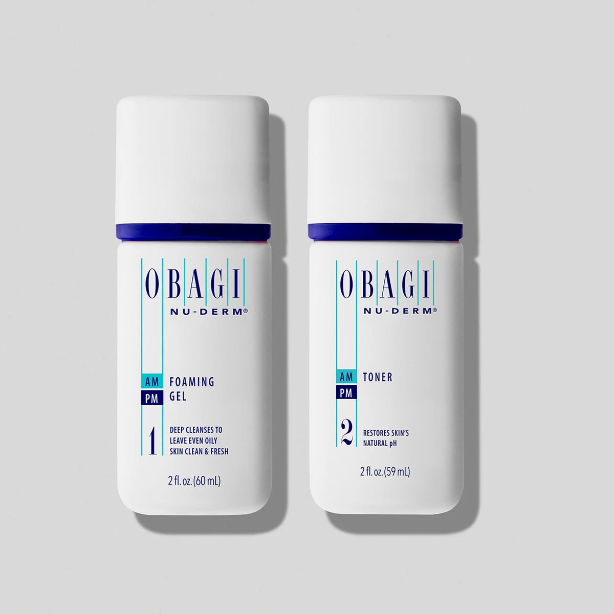 OBAGI NU-DERM FOAMING GEL AND TONER TRAVEL DUO IMAGE