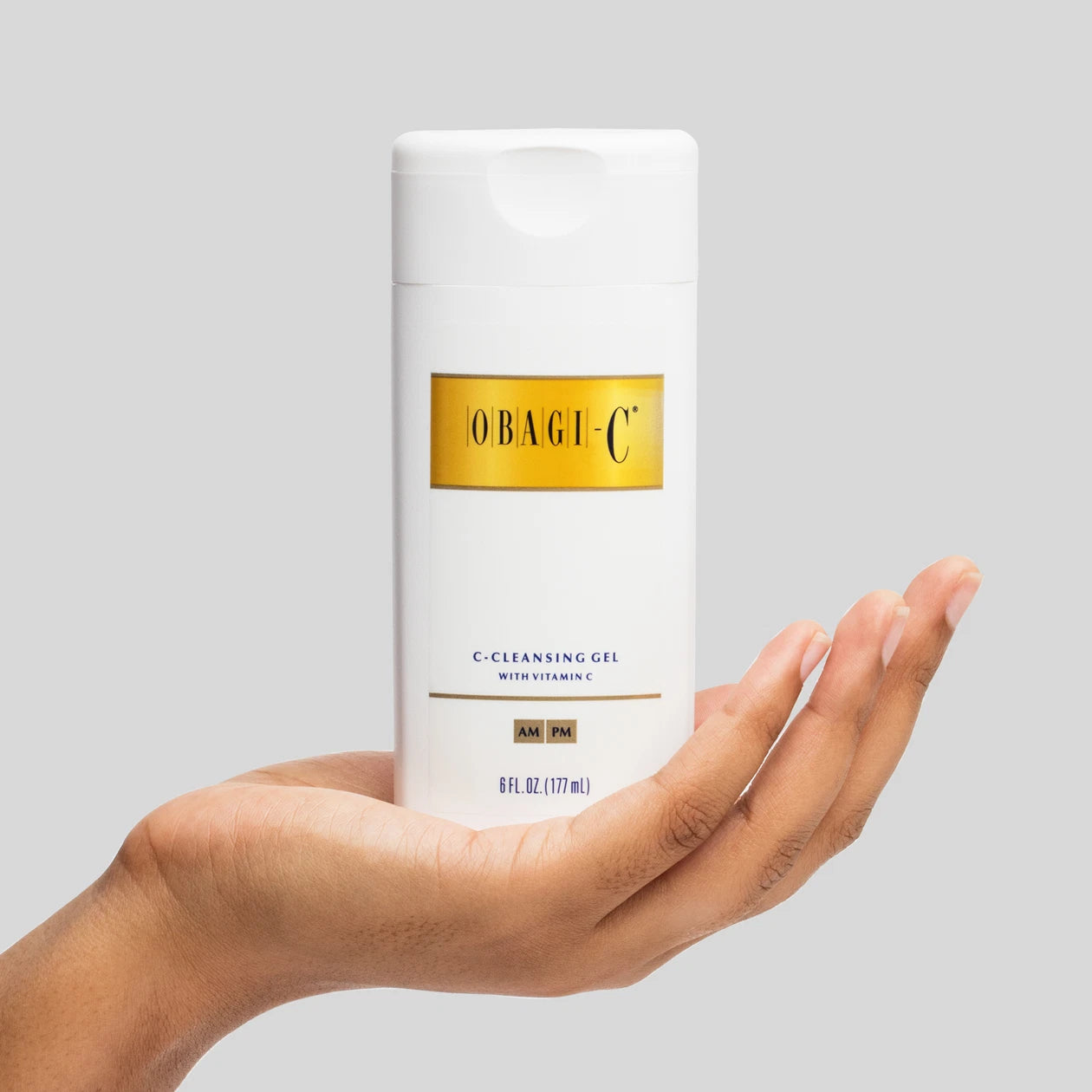 C-Cleansing Gel In Model Hand